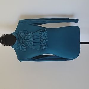 NWOT darker teal long sleeve